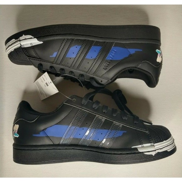 New Adidas Superstar Comic Art Sneaker Black Men\'s Size: 6.5 / Women\'s Size: 7.5 main image 9